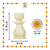 PRAYING CANDLETICK【4寸/5寸】玉烛台【小/中】