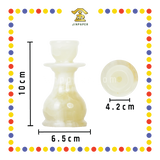 PRAYING CANDLETICK【4寸/5寸】玉烛台【小/中】