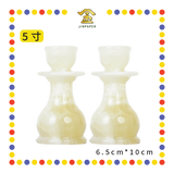 PRAYING CANDLETICK【4寸/5寸】玉烛台【小/中】