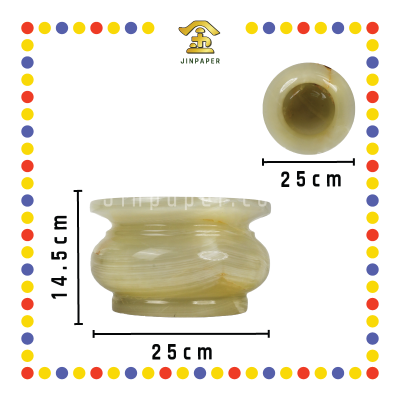 PRAYING CENSER【4寸/5寸/6寸/8寸/10寸】玉炉 (香炉)