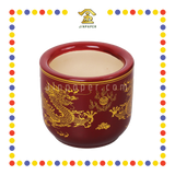 PRAYING CENSER 50号 朱红双龙香炉 (香炉)