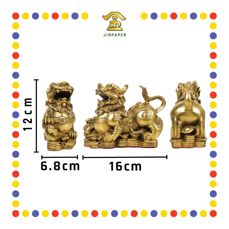 LUCKY GOODS 5寸 大铜貔貅(对)