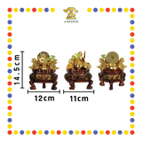 LUCKY GOODS 5寸 红铜色高脚聚宝盆