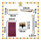 JOSS PAPER 5尺特大-拿督公袍【红/黄/黑/青/白】(套)