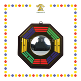 PRAYING GROCERIES 6.5''扶義八卦牌 凸镜(银镜)