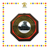 PRAYING GROCERIES 6.5''羅盘八卦镜 凸镜(银镜)