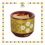PRAYING CENSER 60号 朱红描金祖先炉 (香炉)
