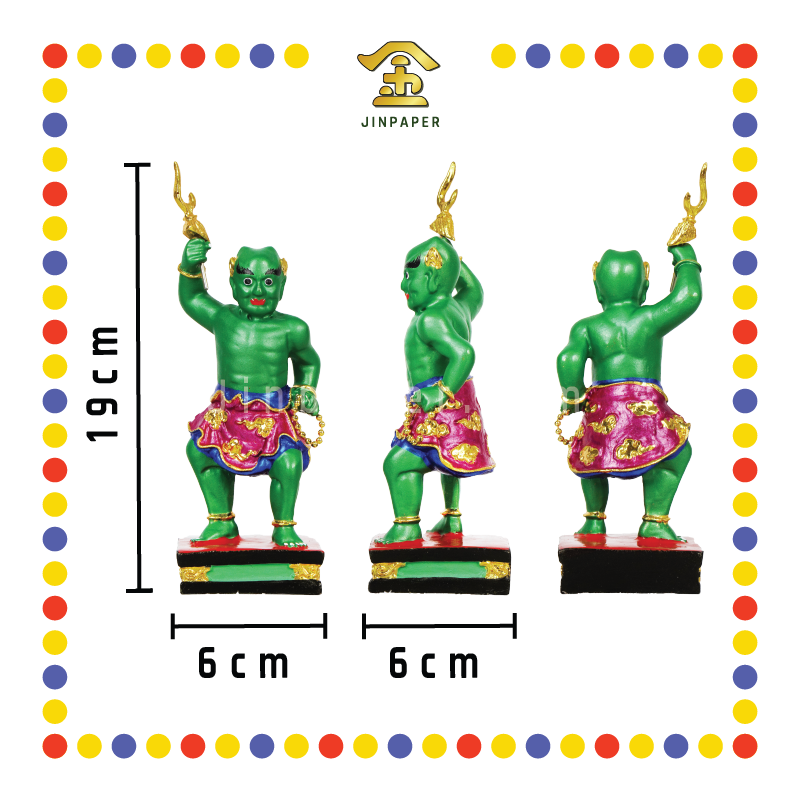 PRAYING STATUE 6寸 五鬼(套)