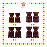 PRAYING CANDLESTICK【6号/5号/4号/3号】朱红烛台