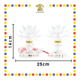 PARYING LAMP 6号 七彩水晶莲花灯【黃/透明/红/粉红/紫】(全LED)