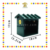 PRAYING HOUSE 大二伯爷屋青色 6x4x6