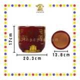 PRAYING CENSER 70号 朱红双龙香炉 (香炉)