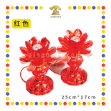 PARYING LAMP 7号 七彩水晶莲花灯【黃/透明/红/粉红/紫】(全LED)