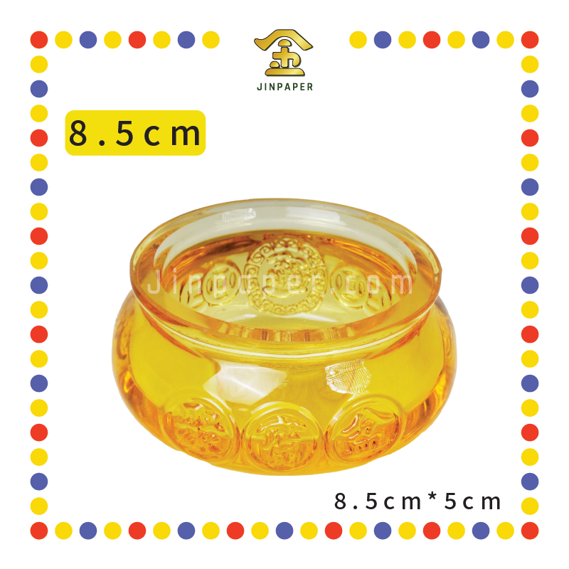 TREASURE BOWL【8.5cm/10cm】水晶聚宝盆