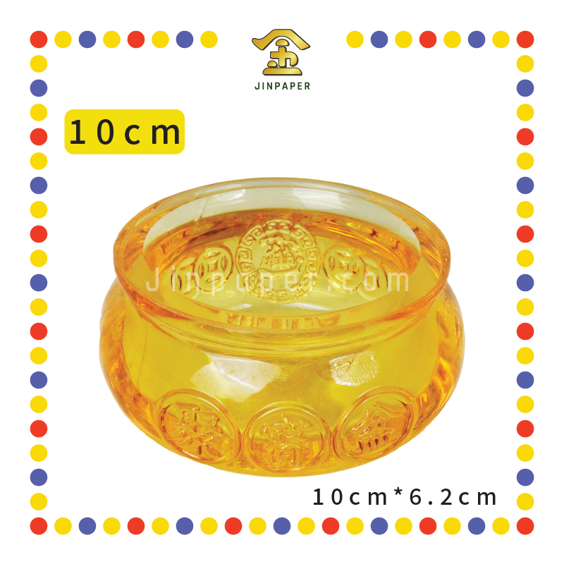 TREASURE BOWL【8.5cm/10cm】水晶聚宝盆