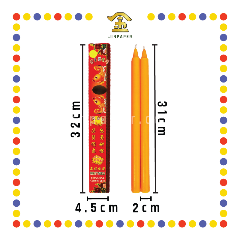 JOSS CANDLE 精装8安士【红烛/黄烛/白烛】(蜡烛)