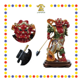 PRAYING STATUE 8寸 树脂珍珠淡彩新体千里眼顺风耳(对)