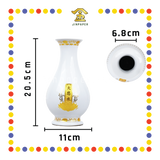 PRAYING VASE【8寸/10寸】白地描金大悲水花瓶