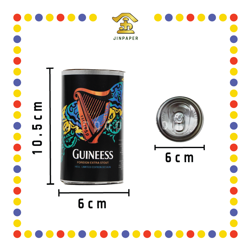 JOSS PAPER HA10 【(B)/(T)】 罐装啤酒【GUINESS/TIGER】