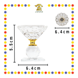 PRAYING CANDLETICK (A)H07910-1 水晶烛台