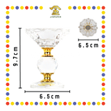 PRAYING CANDLETICK (D)H07910-2 水晶烛台