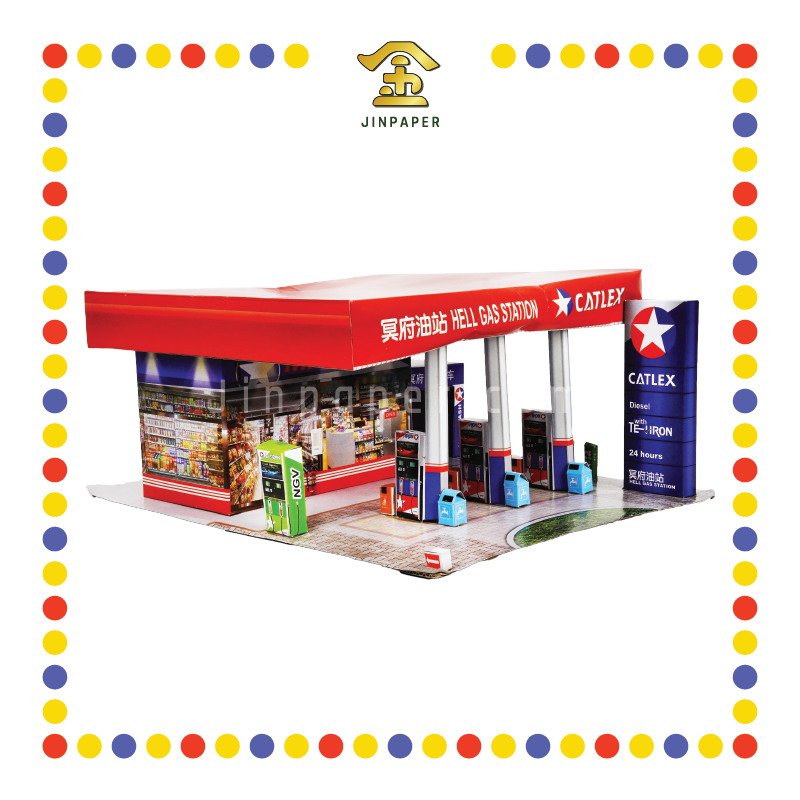 JOSS PAPER HA114A 立体新款小油站