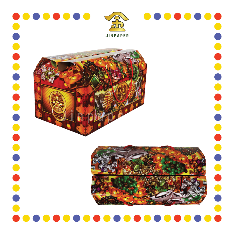 JOSS PAPER HA51A 金银珠宝帆船带子大衣箱