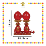 PRAYING LAMP【21.0cm/23.5cm/26.0cm】【08#/22#/23#】LED水晶旺来波灯(红)