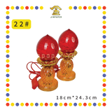 PRAYING LAMP【21.0cm/23.5cm/26.0cm】【08#/22#/23#】LED水晶旺来波灯(黄)