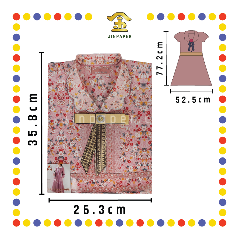 JOSS PAPER T008 华美庆春少女连衣裙(精装) (冥纸)