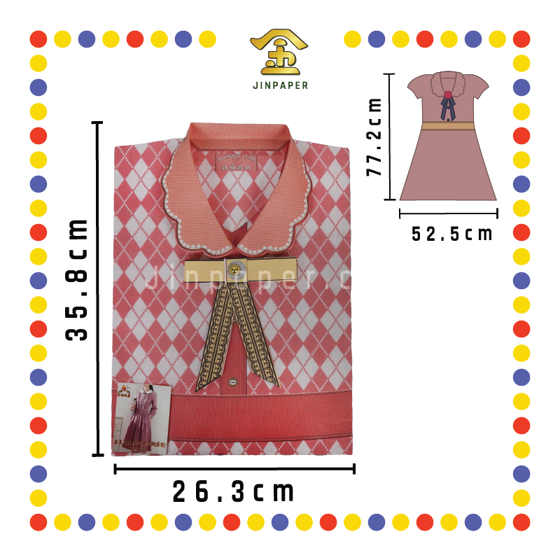 JOSS PAPER T008 华美庆春少女连衣裙(精装) (冥纸)