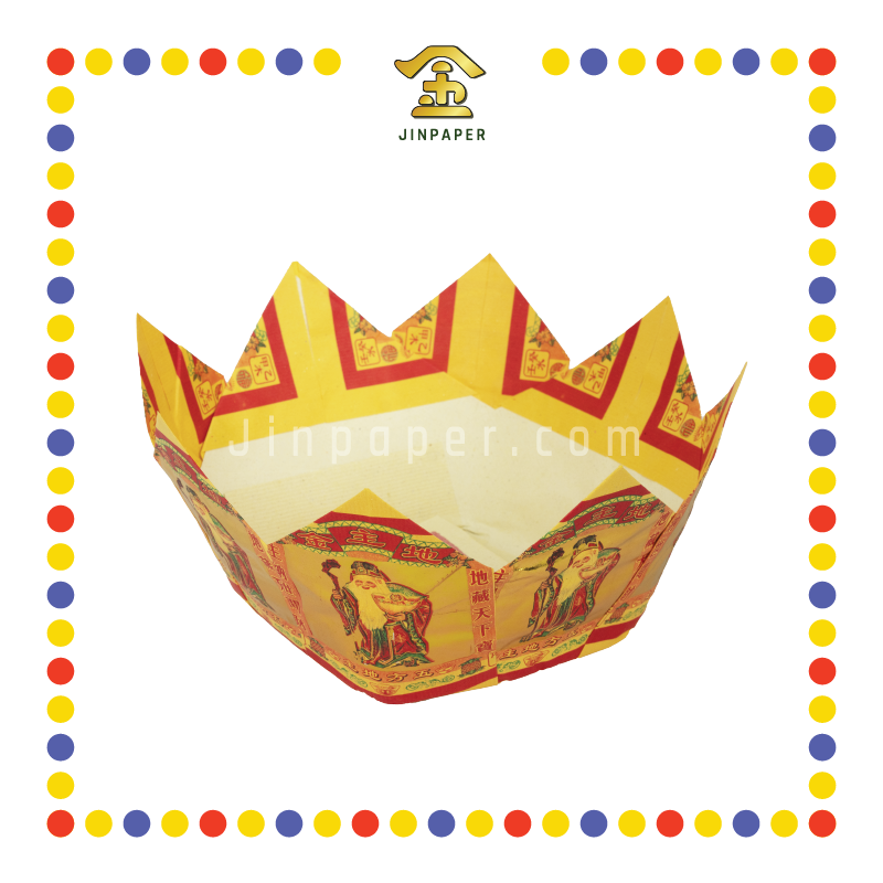 JOSS PAPER 本地七彩地主花皇宝 (金纸)