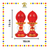 PRAYING LAMP【20.0cm/22.0cm/25.0cm】【01#/02#/03#】LED水晶如意灯(红)
