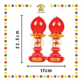 PRAYING LAMP【20.0cm/22.0cm/25.0cm】【01#/02#/03#】LED水晶如意灯(红)