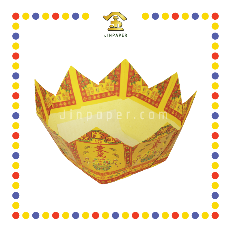 JOSS PAPER 本地七彩兴隆花皇宝 (金纸)