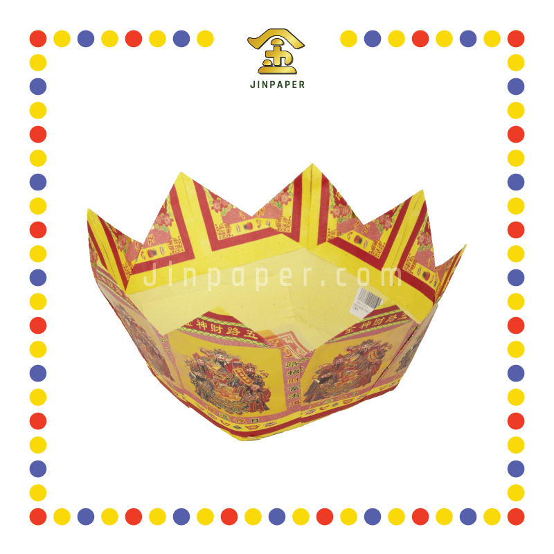 JOSS PAPER 本地七彩五路花皇宝 (金纸)