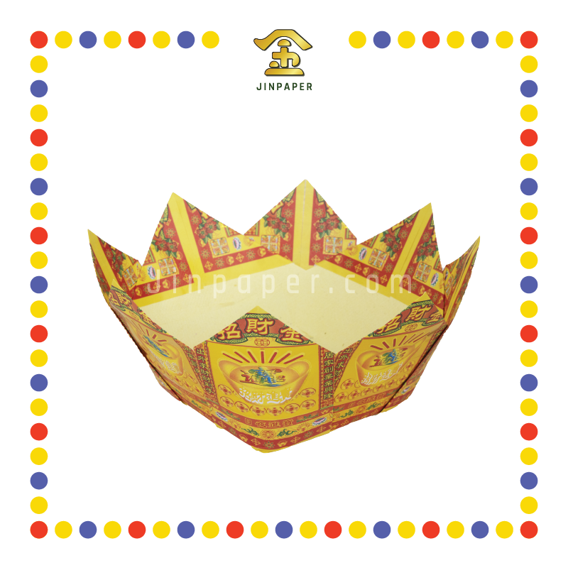 JOSS PAPER 本地七彩招财花皇宝 (金纸)