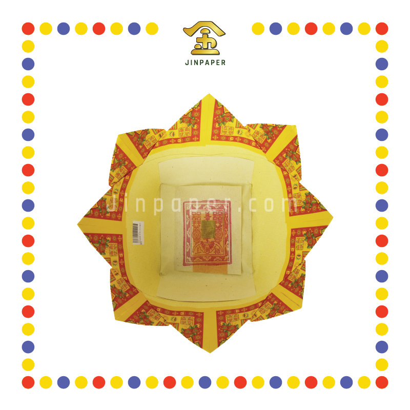 JOSS PAPER 本地七彩兴隆花皇宝 (金纸)