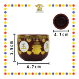 PRAYING CUP 大号旦形杯(描金, 金玉)
