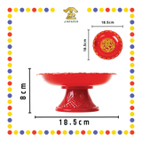 PRAYING PLATE【4寸/5寸/6寸/7寸/8寸/9寸/10寸/12寸】高脚元宝铜钱发财碟