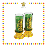 JOSS CANDLE 大二伯爷玻璃斗烛(青)