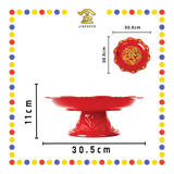 PRAYING PLATE【4寸/5寸/6寸/7寸/8寸/9寸/10寸/12寸】高脚元宝铜钱发财碟