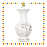 PRAYING VASE 10寸 强化浮雕描金莲花花瓶