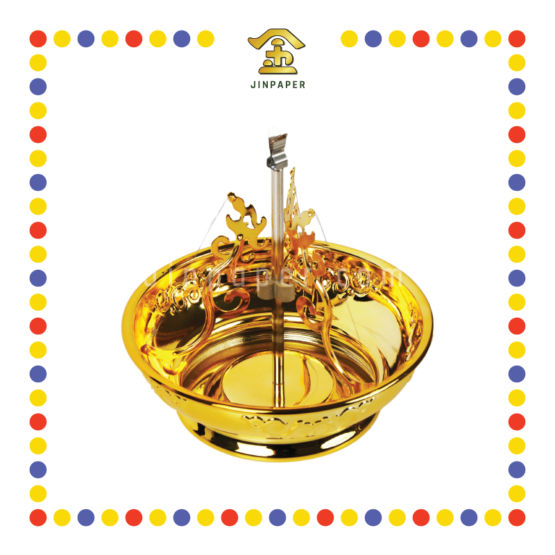 INCENSE HOLDER 台湾 聚宝塔香盘【金色/古铜色】