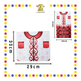 JOSS PAPER 优质大拿督衣【黄色/青色/红色/黑色/白色】(件)