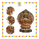 PRAYING STATUE 12寸 树脂金缕彩新体准提