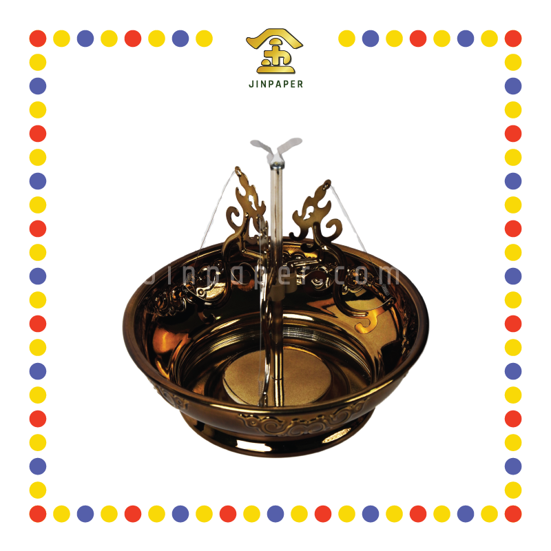 INCENSE HOLDER 台湾 聚宝塔香盘【金色/古铜色】