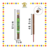 JOSS STICK【12小时/24小时】檀香小时香(3支)(大自然)
