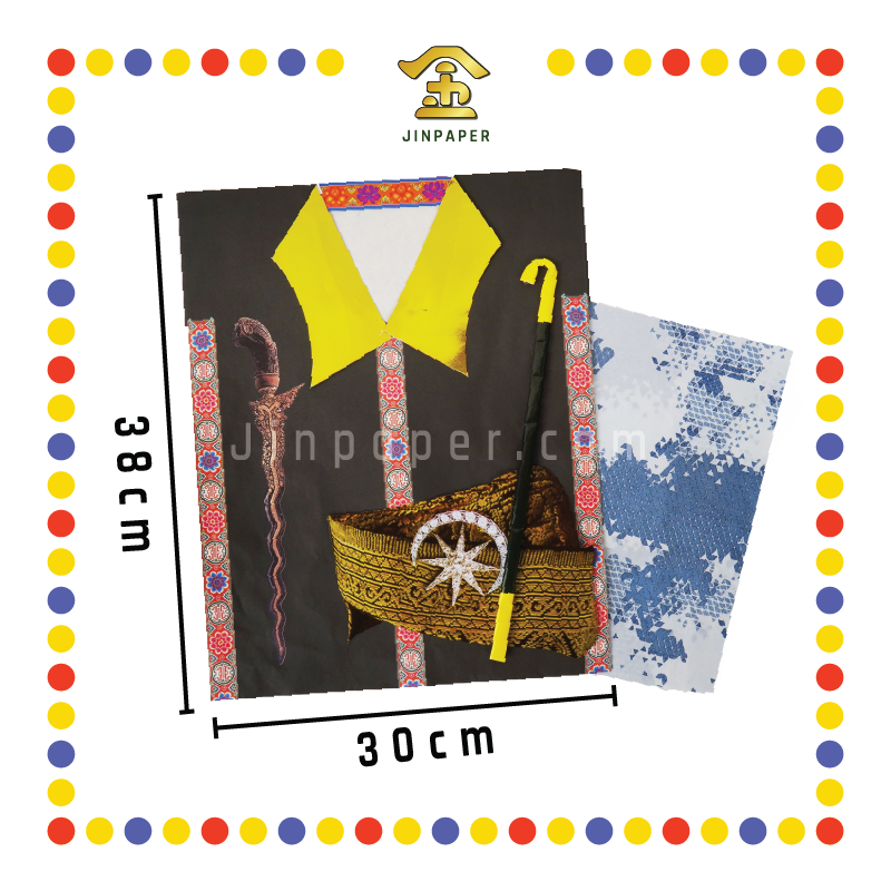 JOSS PAPER 精品拿督衣【红/黄/黑/青/白】(件)