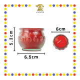 JOSS CANDLE 24小时莲花酥油烛【黄/红】 (蓮花蠟燭)